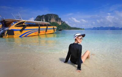 Ao Nang: 4 Islands Day Tour by Speedboat or Longtail Boat - Tup Island Sandbar: A Quick Stop With Big Water Color