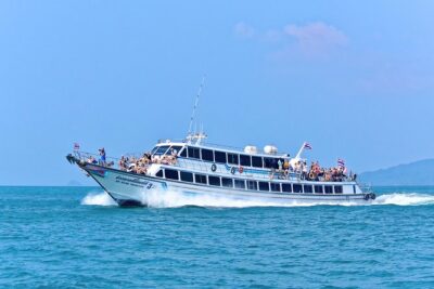 Ao Nang to Phuket by Ao Nang Princess Ferry - Arriving at Nopparat Thara Pier and the boarding setup