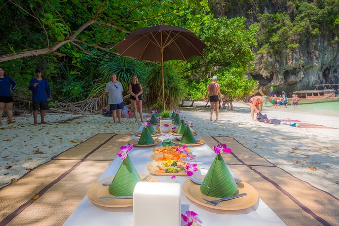 ECO Premium Island Hopping to Hong Island Tour by Longtail Boat - Pak Bia and Lunch: When They Set Up a Proper Meal