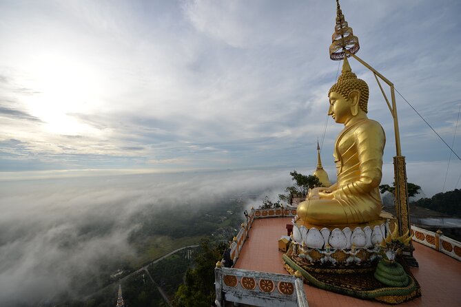 ECO Premium Jungle Hot Springs and Temple Tour - Tiger Cave Temple: Steps, Tiger Paw Prints, and Monkey Watching