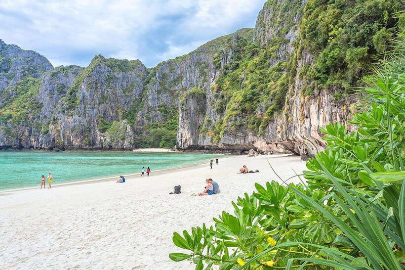 From Krabi: Maya Bay, Bamboo & Phi Phi Islands Day Tour - Loh Samah Bay to Maya Bay: Walk the Famous Cliffs, Not Just the Sticker View