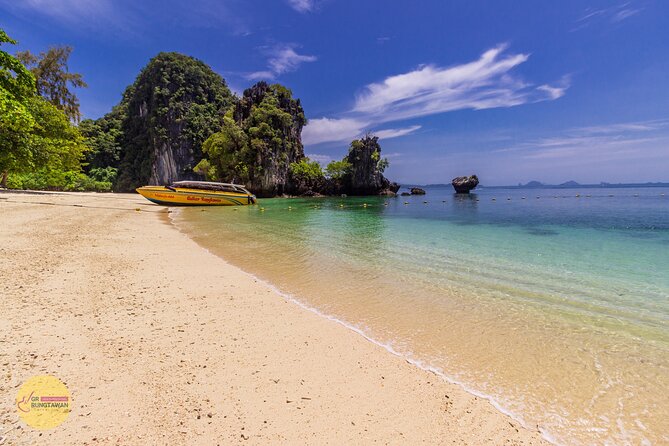 Hong Islands One Day Tour by Speed Boat from Ao Nang, Krabi - Stop 1: Hong Island beaches, limestone views, and that laid-back time ashore
