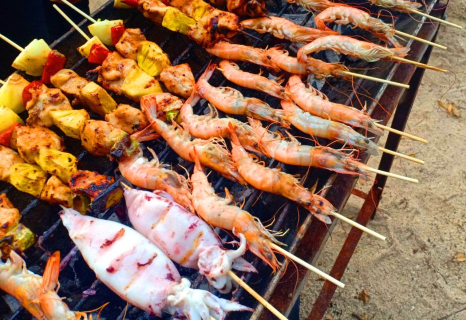 Krabi: 4 Islands Sunset Longtail Boat Tour with BBQ Dinner - Chicken Island snorkeling: fish spotting you can actually enjoy