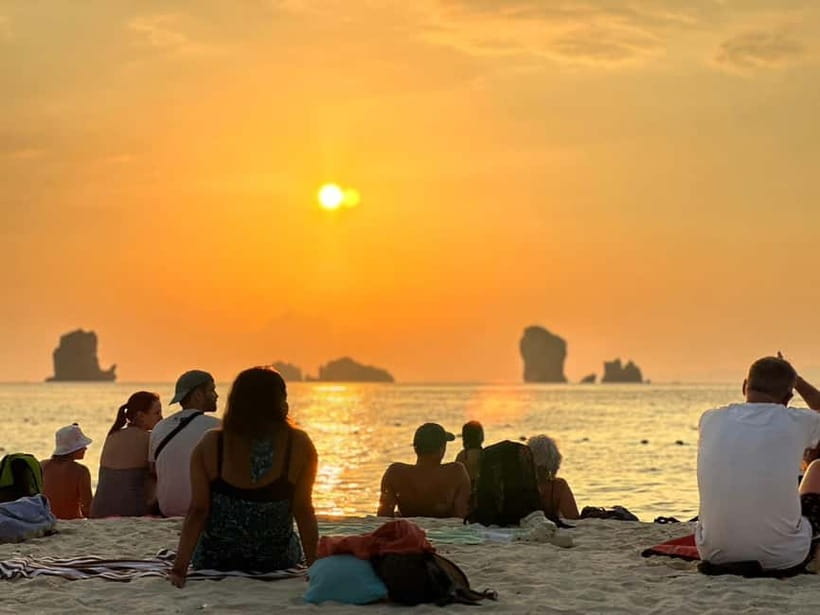 Krabi: 7 Islands Sunset by Longtail Boat with Snorkeling - Poda Island sunset dinner: romance on the sand, with food quality that can vary