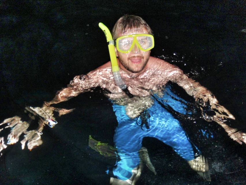 Krabi: 7 Islands Sunset Tour with Buffet Dinner & Snorkeling - The short night swim at Koh Raeng: glowing plankton in real time