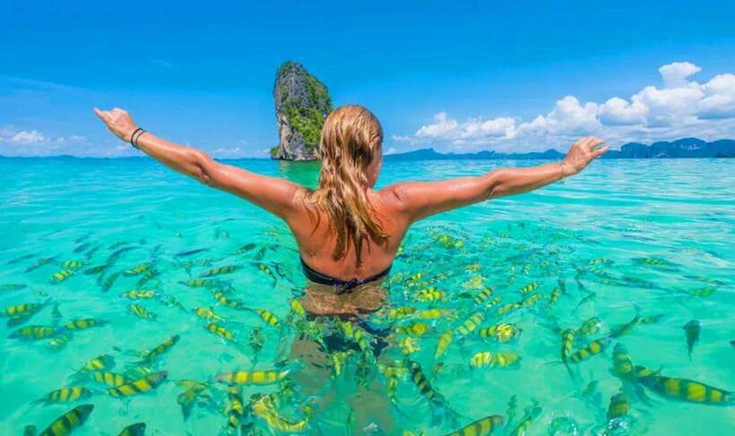 Krabi: 7 Islands Sunset Tour with Plankton Swim and BBQ - The beach BBQ at Phra Nang: food, options, and sunset timing