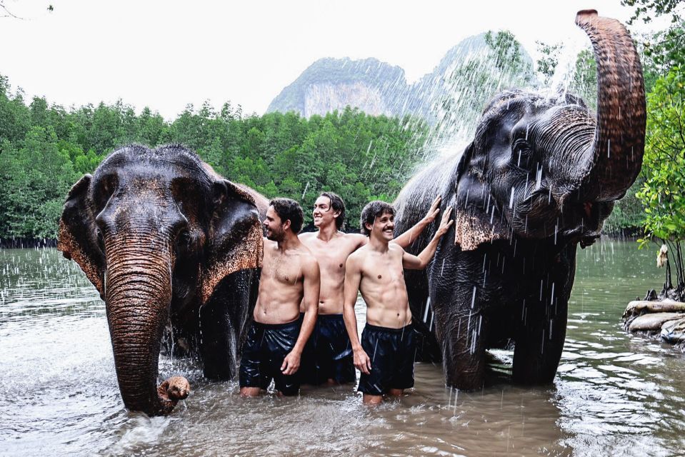 Krabi: Elephant Bathing Session at Krabi Elephant Shelter - What the 90 minutes look like once you arrive