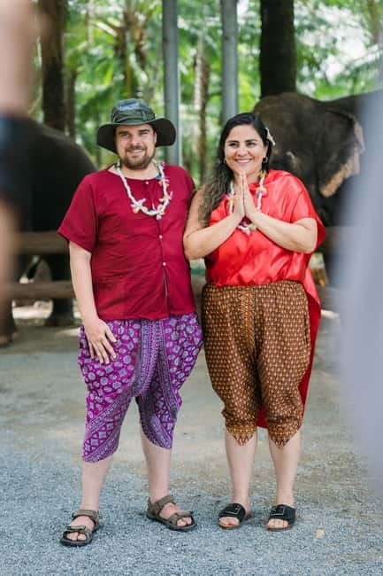 Krabi: Elephant Feeding Program with Traditional Thai Dress - Treat basket basics: bananas or sugar cane, and why it’s organized