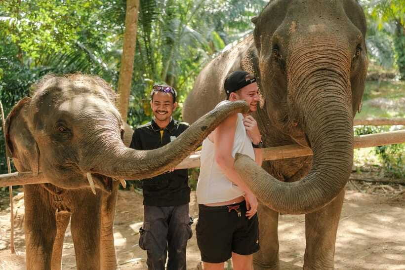 Krabi: Elephant Sanctuary (near Ao Nang) Visit - Photo time without the chaos
