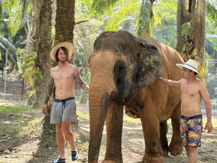 Krabi: Highlights Tour with Krabi Elephant Shelter - Elephant bathing: river soak and shower time that actually makes sense