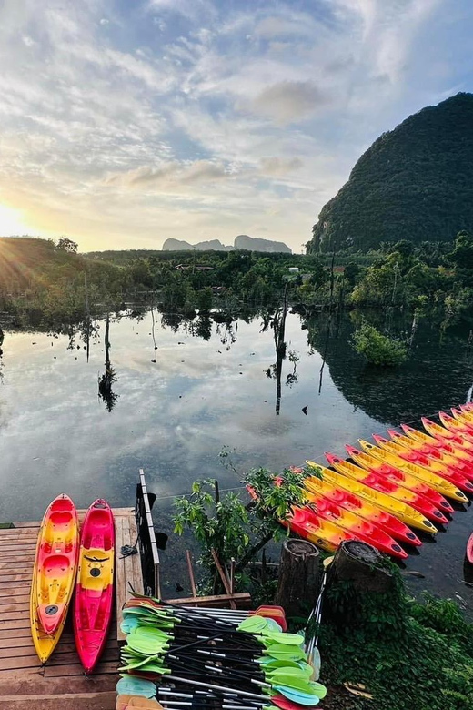 Krabi kayaking and swimming clongrood Tour - The swim stop: cool water, fish time, and photo moments