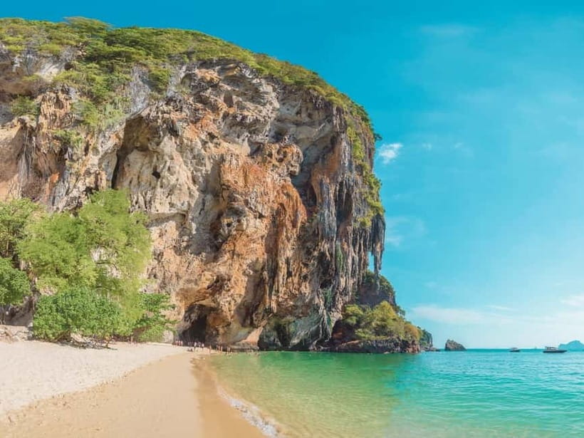 Krabi: Railay Phra Nang & Diamond Cave Sunset Plankton Tour - From hotel pickup to a Railay boat-view you can’t fake