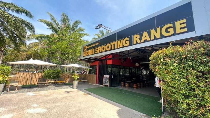 Krabi shooting range(.22 LRM4, .10 bullet) - The shooting session: technique coaching and safe supervision