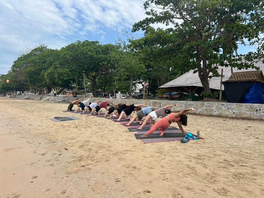 Krabi: Sunrise Yoga Balance Join-in Class - Where to meet: Yoga on the Beach (by Yoga Balance) in Ao Nang