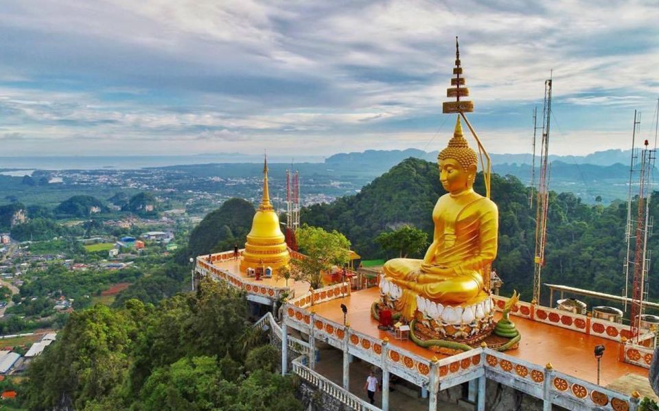 Krabi: Tiger Cave, Hot Springs and Emerald Pool Jungle Tour - Hot Springs Waterfall and thermal pool time