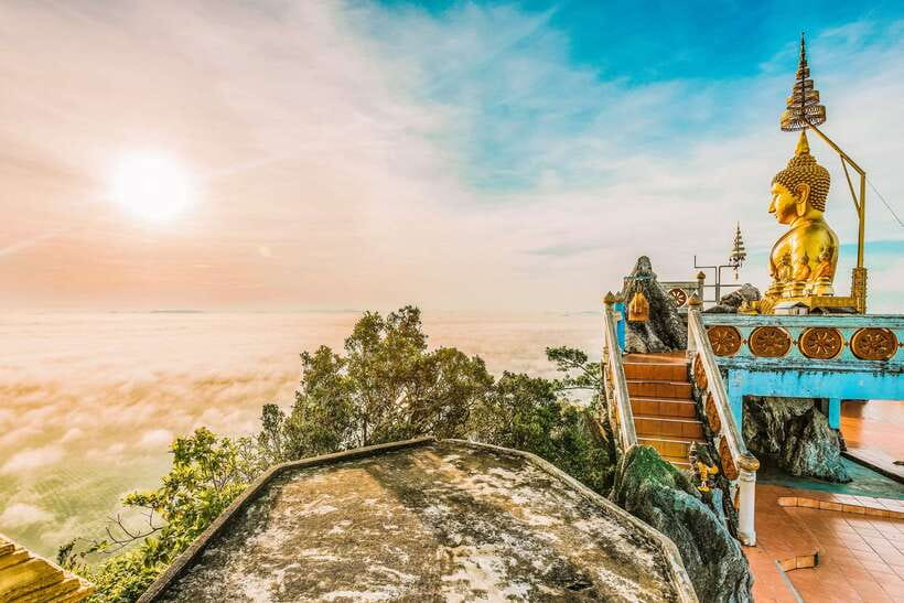 Krabi: Tiger Cave Temple, Emerald Pool and Hot Springs Tour - Hot Springs Waterfall: The Warm Reset Your Legs Will Appreciate