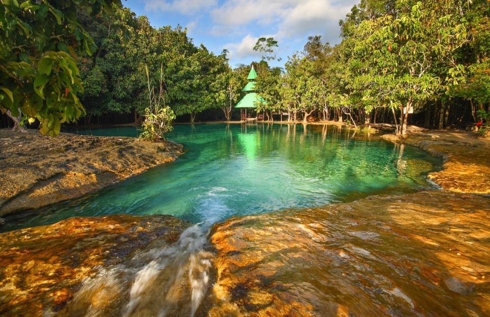 Krabi: Tiger Temple, Hot Springs & Crystal Pool Jungle Tour - 40°C Hot Springs and Klong Thom’s Hot Stream Waterfall