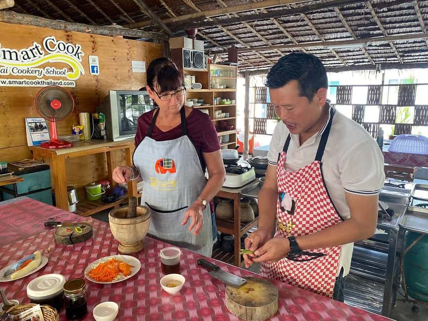 Krabi: Traditional Thai Cooking Class with Local Chef - From Ao Nang pickup to the family-style cooking school
