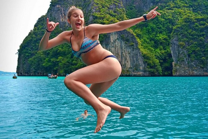 Phi Phi Early Bird & 4 Islands - Day Tour by Speedboat From Krabi - The island stops, in plain English: what you’ll actually do at each place