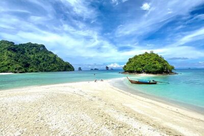 Separated Sea and 4 Islands - The Unseen of Thailand Full Day Tour From Krabi - Separated Sea and Thale Waek: disappearing sandbars at low tide