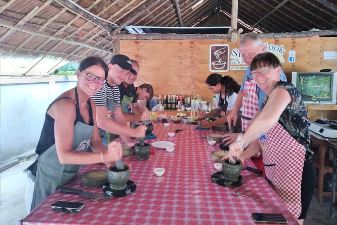 Smart Cook Thai Cookery School in Aonang, Krabi - Getting there: free pickup, drop-off areas, and single-traveler fees