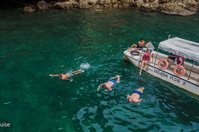 Sunset Dinner Cruise with night Swimming by Luxury Junk Boat - Tub Island and Chicken Island: Stops You See While Cruising