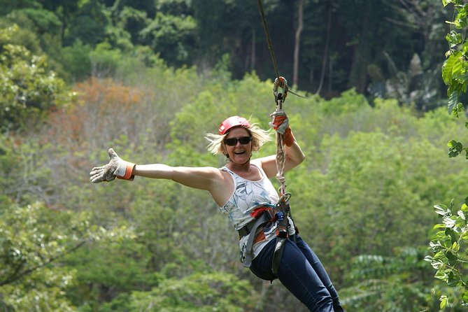 Zone A + B PACKAGE Zipline Adventure Experience - What happens before you fly: training and platform climbs
